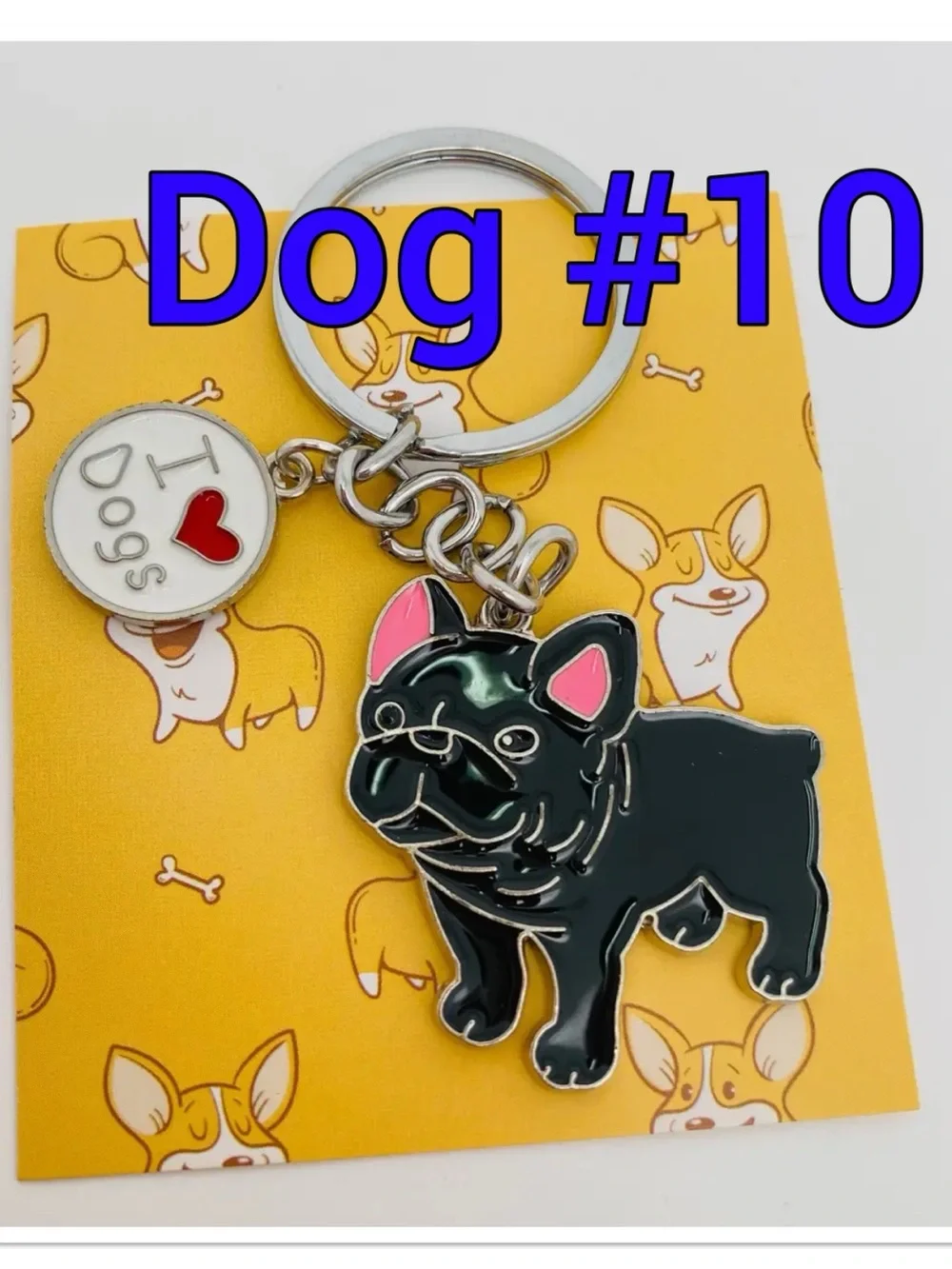 Dog Keychain with 
